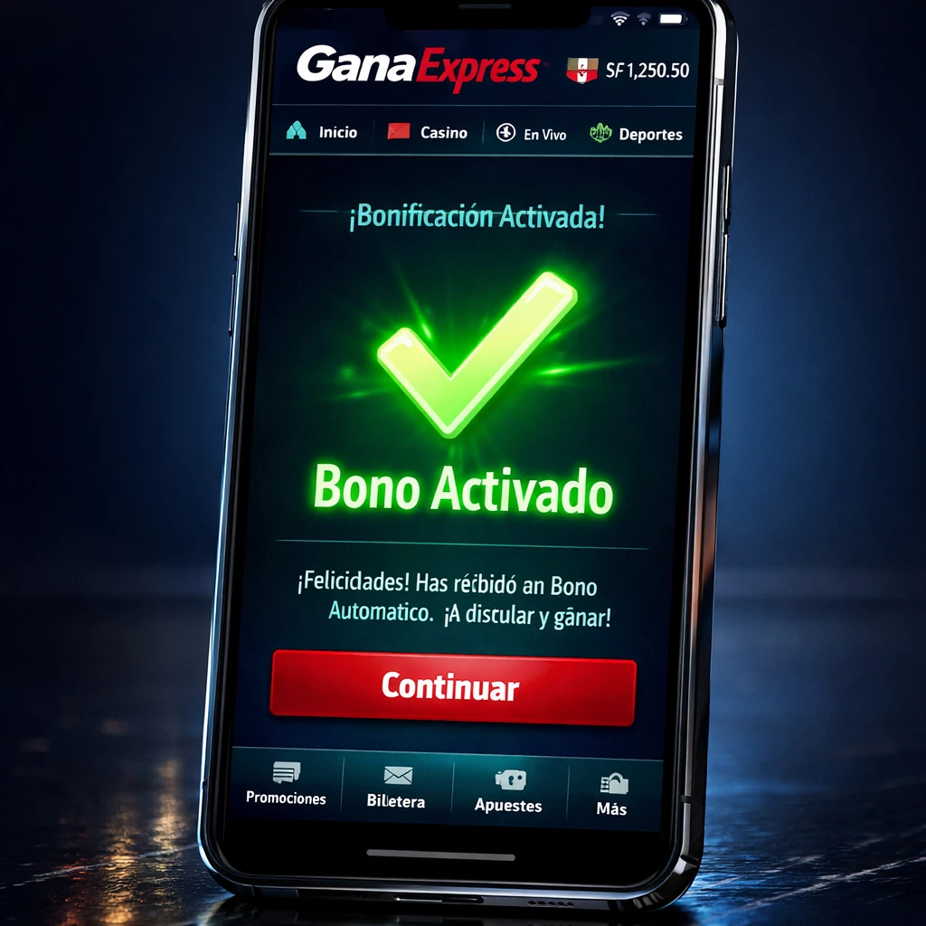 Activación automática de bonos y promociones en la app de GanaExpress